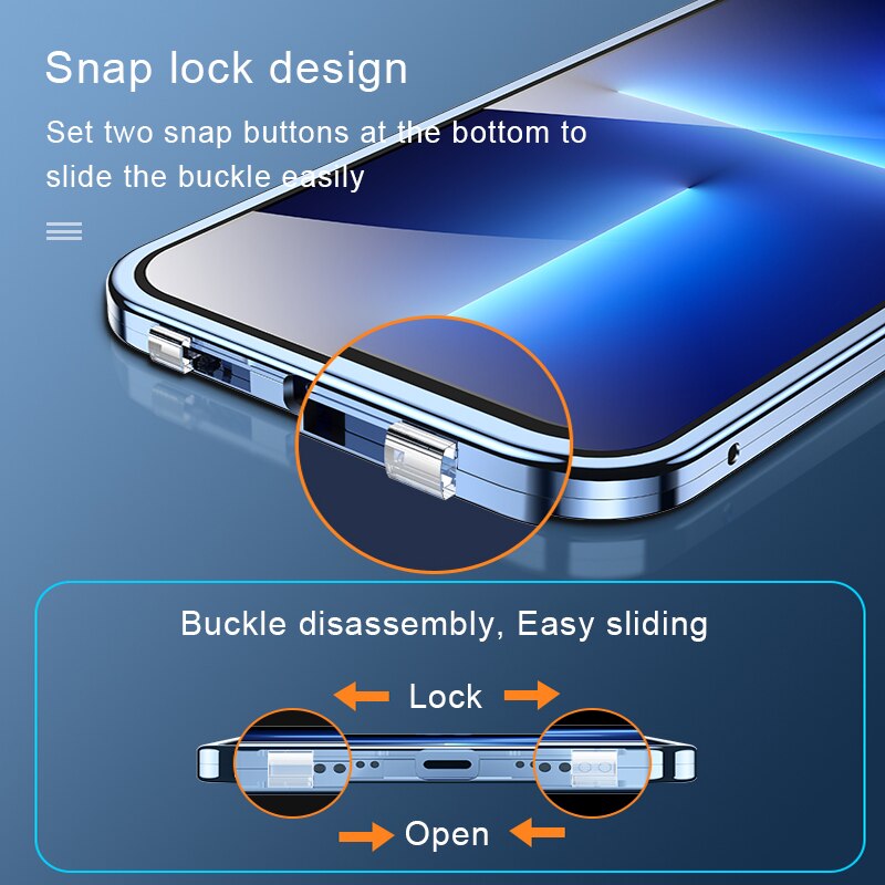 Capa Blindada Magnética com Dupla Proteção 360º iPhone